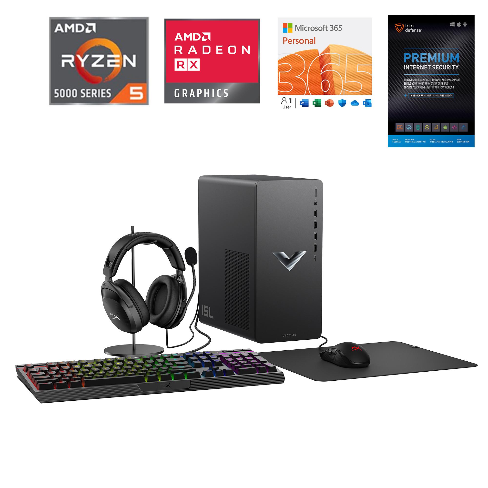 Rent to Own HP HP Victus Gaming Desktop Bundle w/ 512GB SSD, 8GB RAM